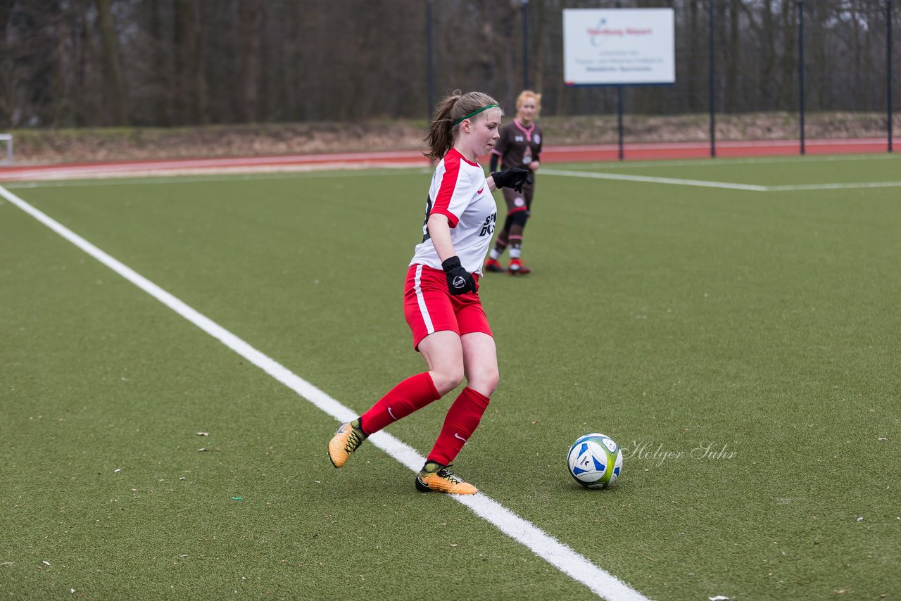 Bild 268 - B-Juniorinnen Walddoerfer - St.Pauli : Ergebnis: 4:1